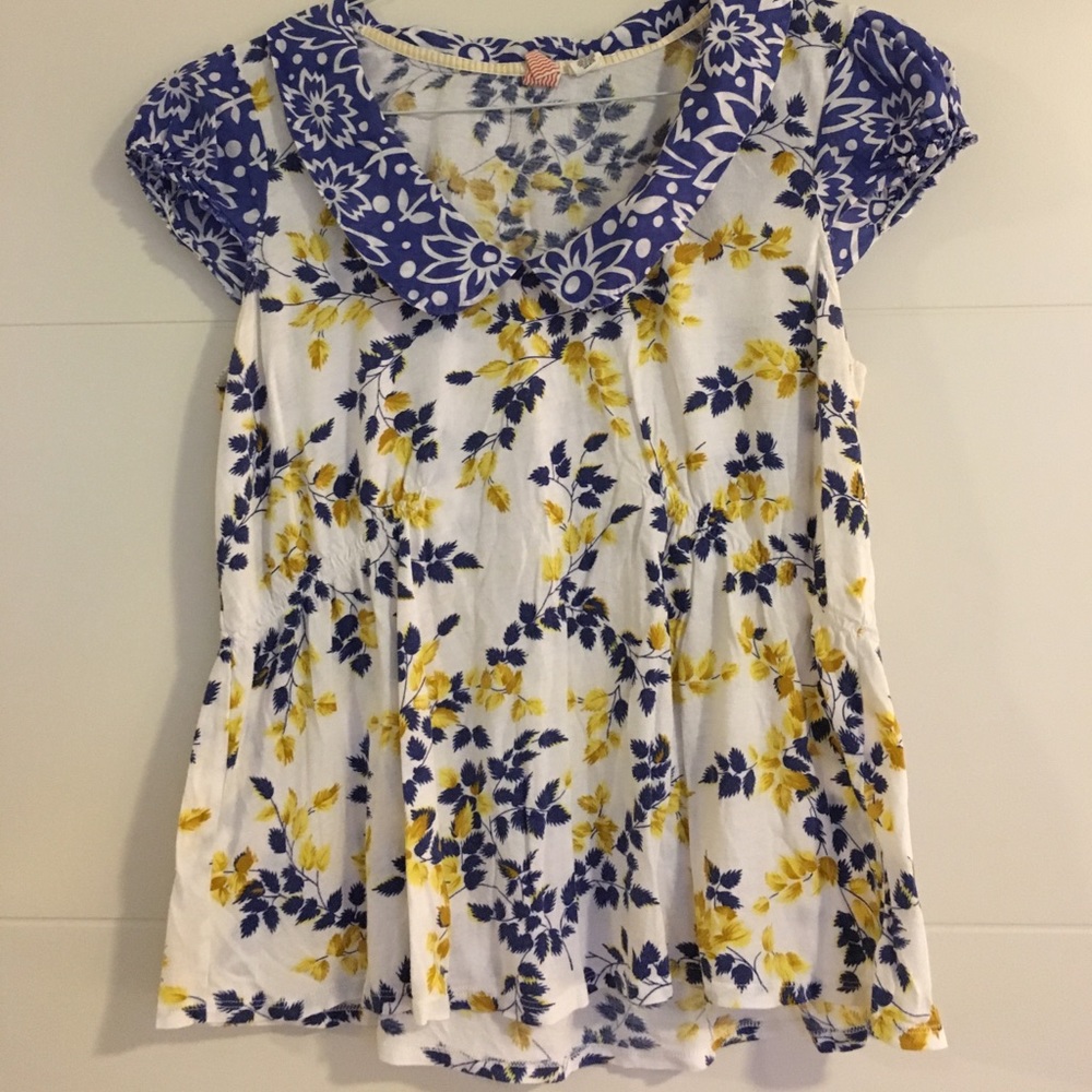 Peter Pan collar blouse from Anthropologie