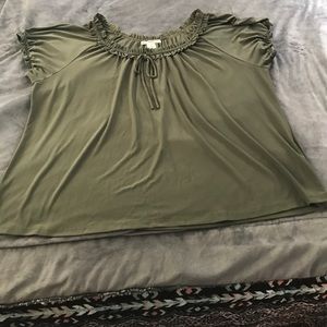 Claudia Richard Short Sleeve Blouse