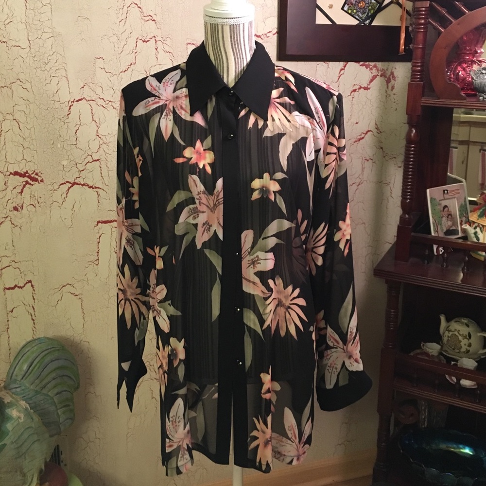 Clara & S sheer blouse