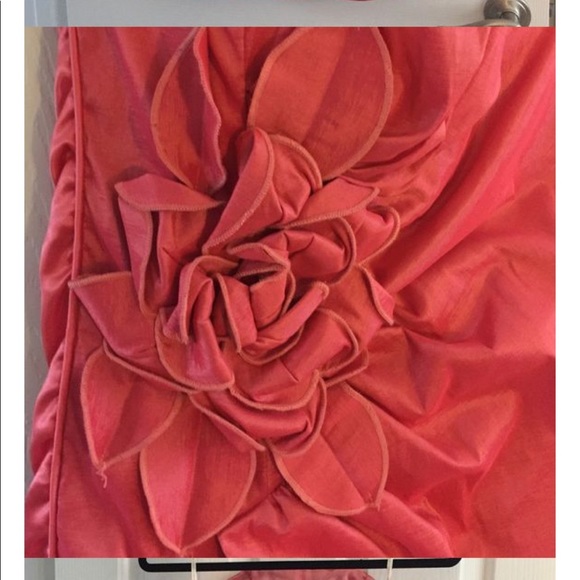 Jessica McClintock Coral strapless dress - Picture 2 of 4