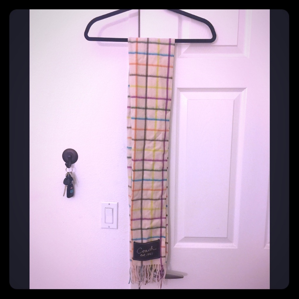 Colorful Coach Scarf