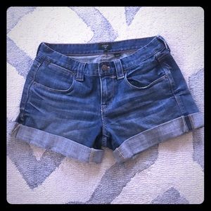 Jcrew denim shorts