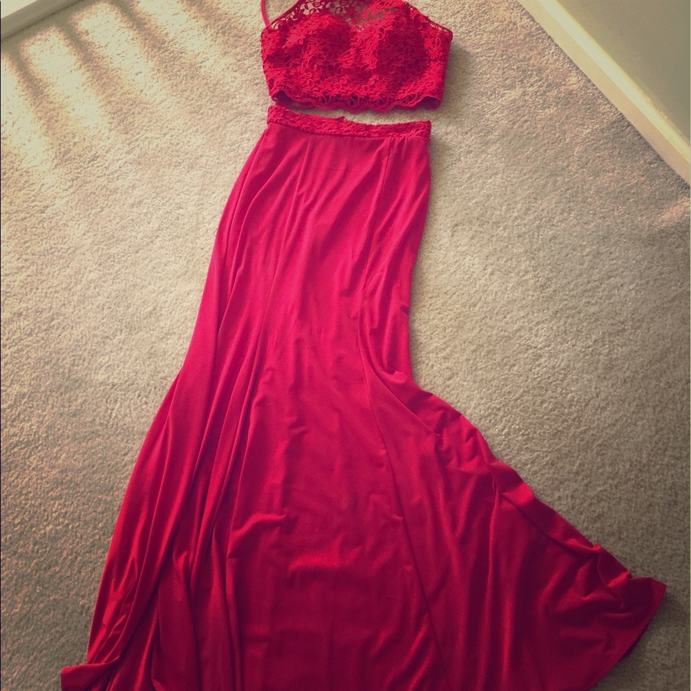 Beautiful formal red dress