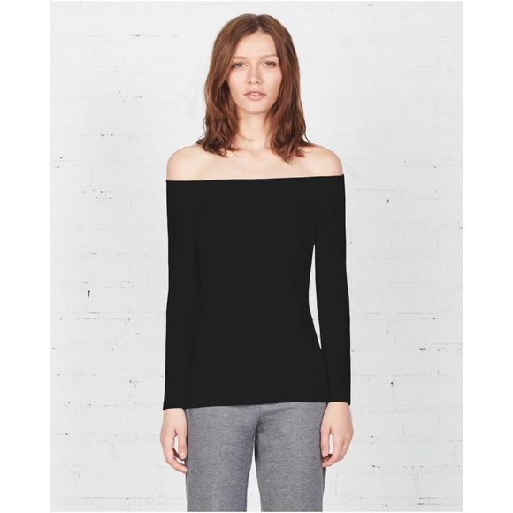 Bailey 44 Tops - Black Off the Shoulder Top