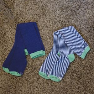 2 pairs of long socks