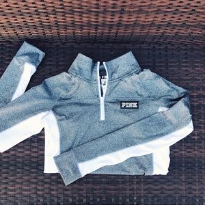 VS Pink Athletic Quarter Zip