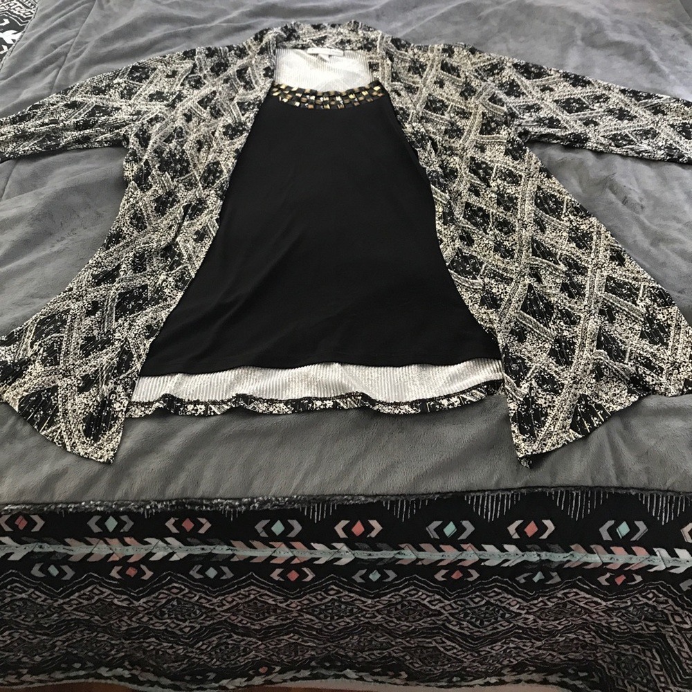 JM Collection 3/4 Sleeve Blouse