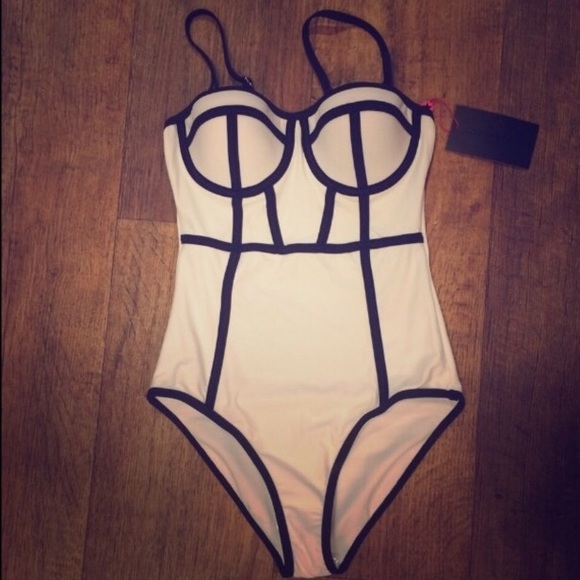 South Beach Swim Forever 21 One Piece Suit Corset Bustier Poshmark