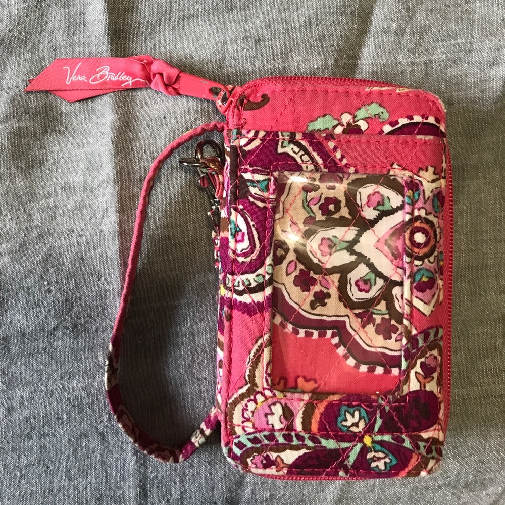 Vera Bradley Wristlet with card holder