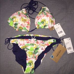 Sperry Flamingo Bikini Bottom- size medium