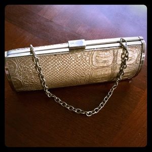 Silver reptile clutch - Unlisted by Kenneth Cole