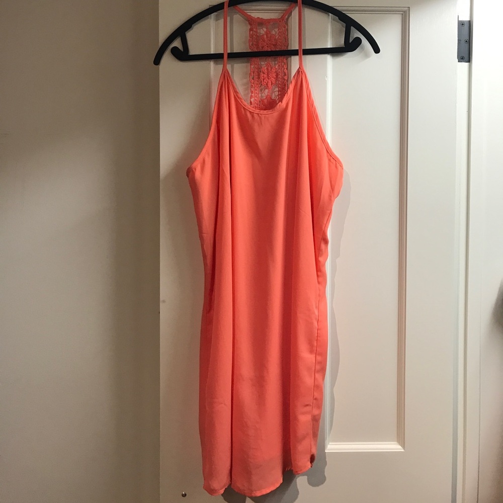 Francesca's Orange Dress