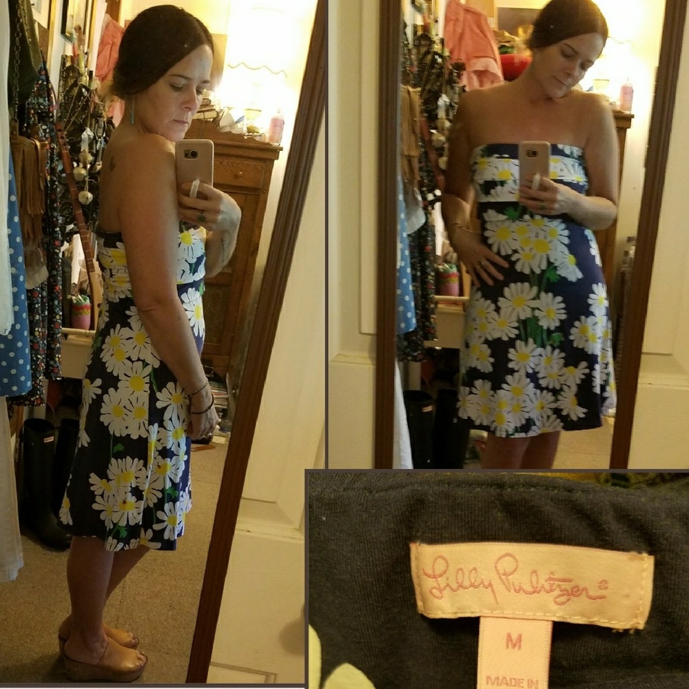 Lilly Pulitzer strapless dress