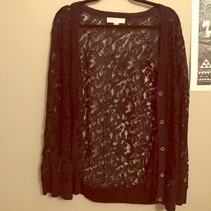 Michael Kors laced cardigan