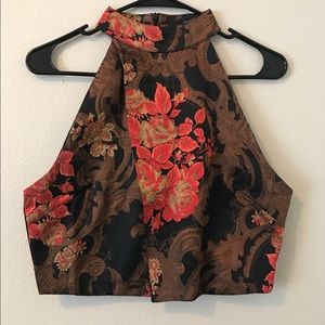 Oriental Inspired Crop Top