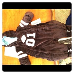 Football infant 3-6 months snowsuit/coat.