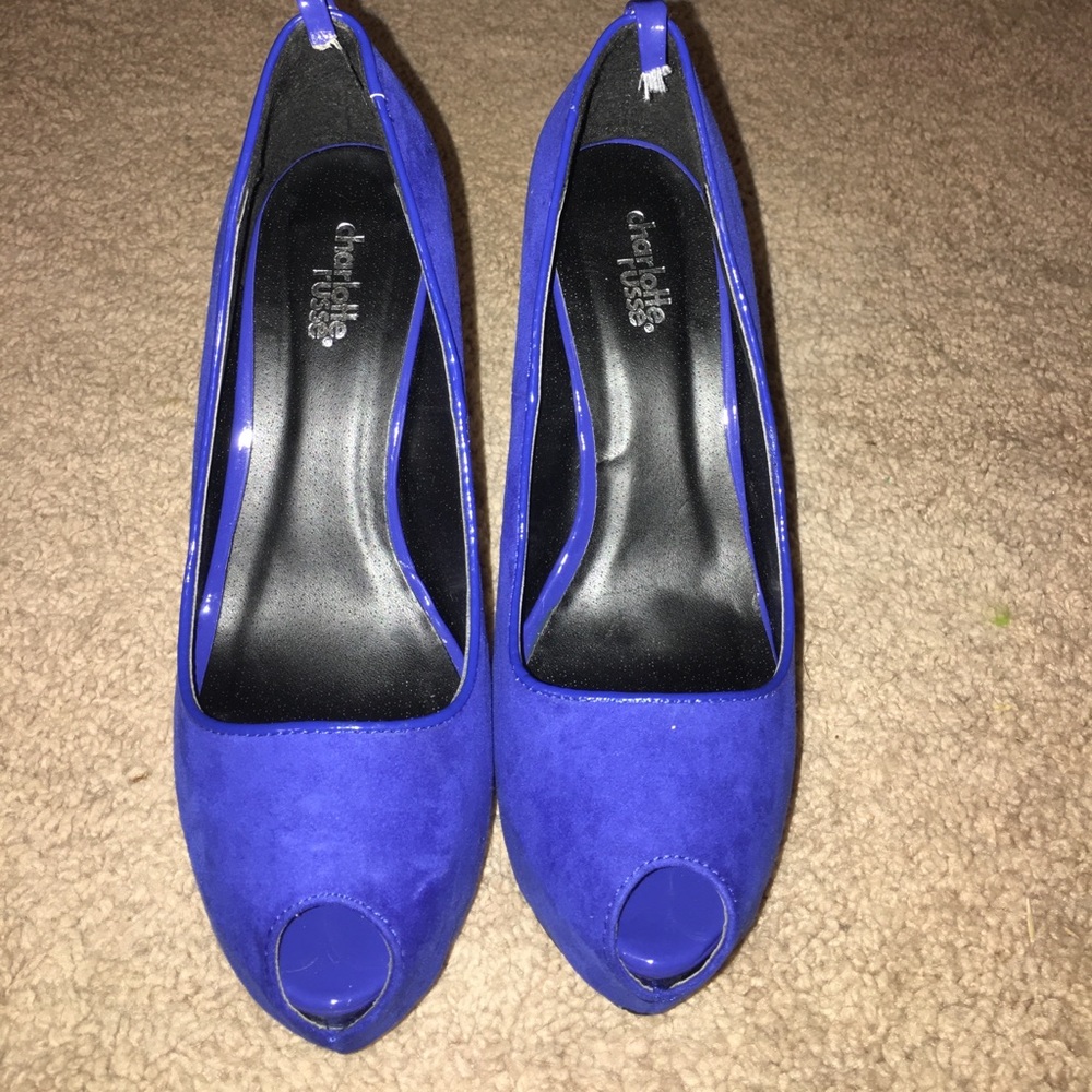 Blue Charlotte  Russe heels