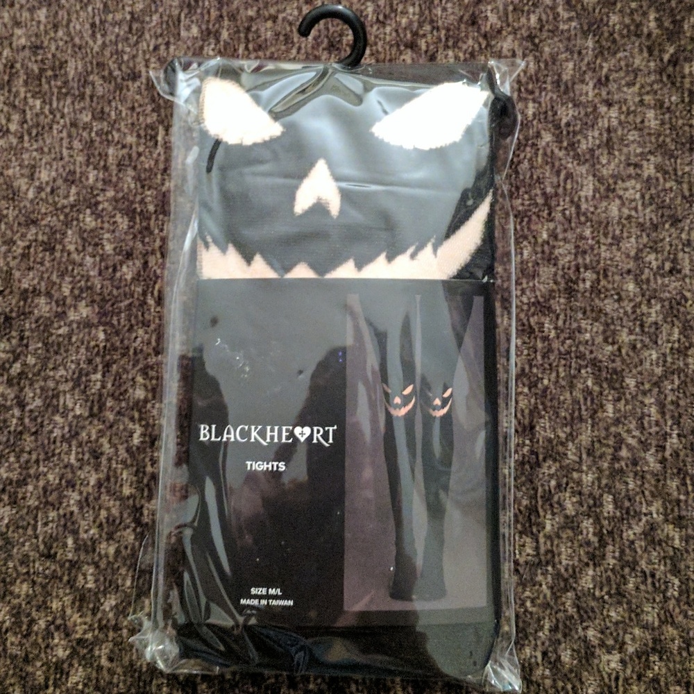 Jack-o'-lantern Halloween Tights