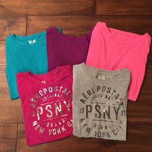 Girls size:12 light weight longsleeve shirts