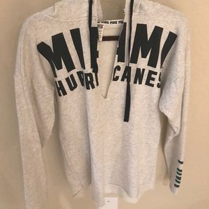 VS PINK Collegiate Miami Hurricanes hoodie
