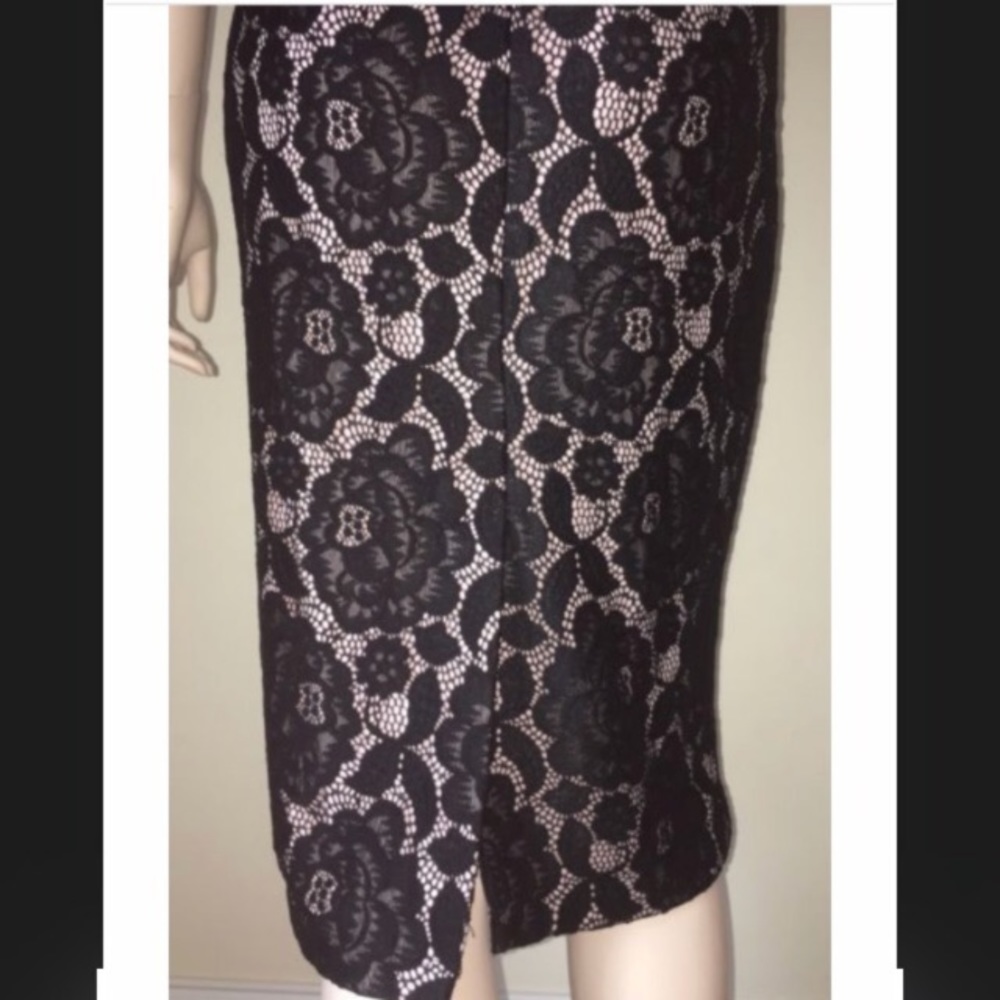 ➕ Ivanka Trump Black Sleeveless Lace Dress 14 New - Picture 8 of 8