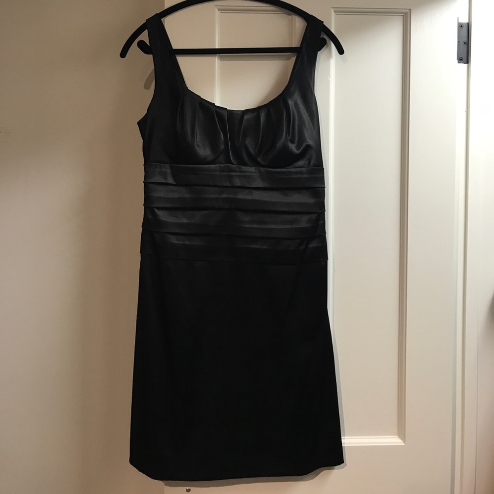 Black Satin Dress