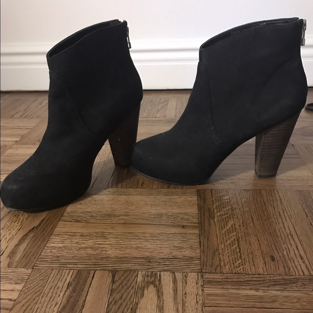 Steve Madden Platform Bootie Zipper Back - image 1