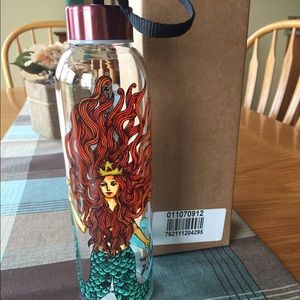 Starbucks siren Glass Water bottle 2017 new!