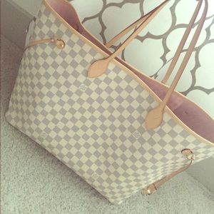 Louis Vuitton Neverfull GM Damier Azur Ballerine