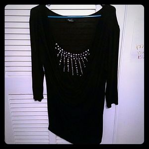 Cute studded blouse!