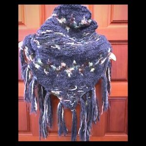 Free people marked knit scarf o/s