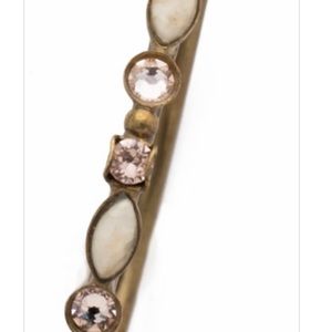 Sorrelli Mixed Media Hoop Earrings in Apricot