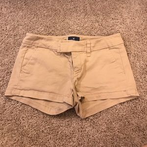 Khaki American Eagle shortie size 2