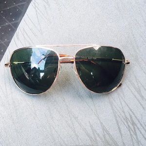 Gold sunglasses