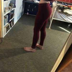 Red/maroon jeggings