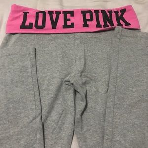 Pink yoga pants
