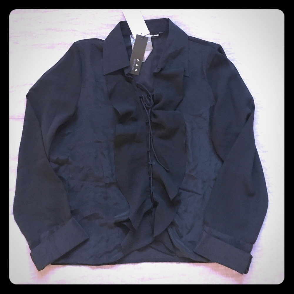 Black KAS NEW YORK blouse. Tags still attached.