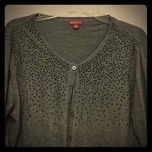 Rhinestone cardigan