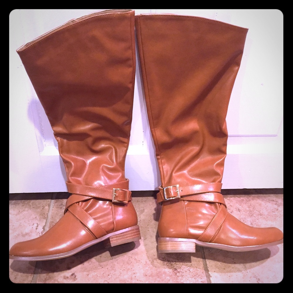 Caramel brown boots