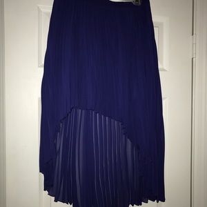 Pleated High Low