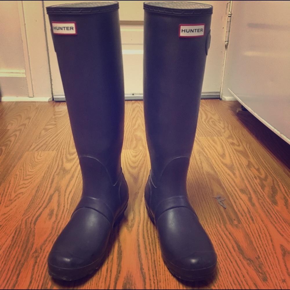 Hunter Original Tall boots size US7M 8F EU 39