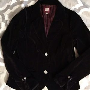 Old Navy Velvet Blazer Large