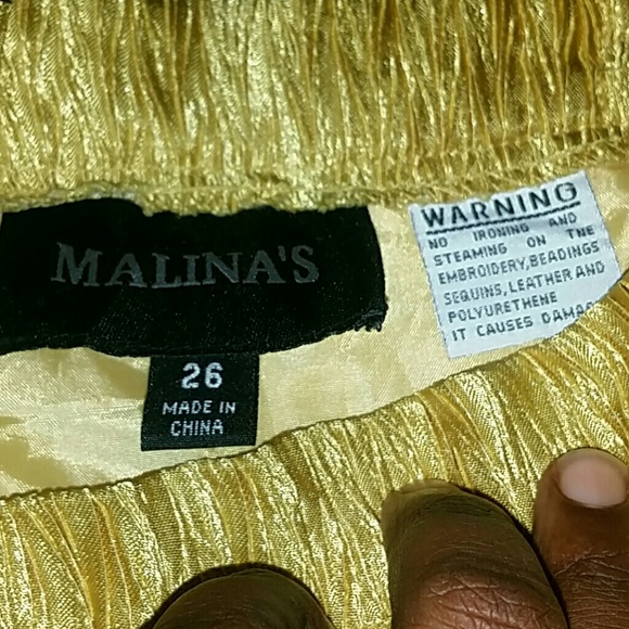 Beautiful Gold Skirt. Plus size!!! - Picture 3 of 4