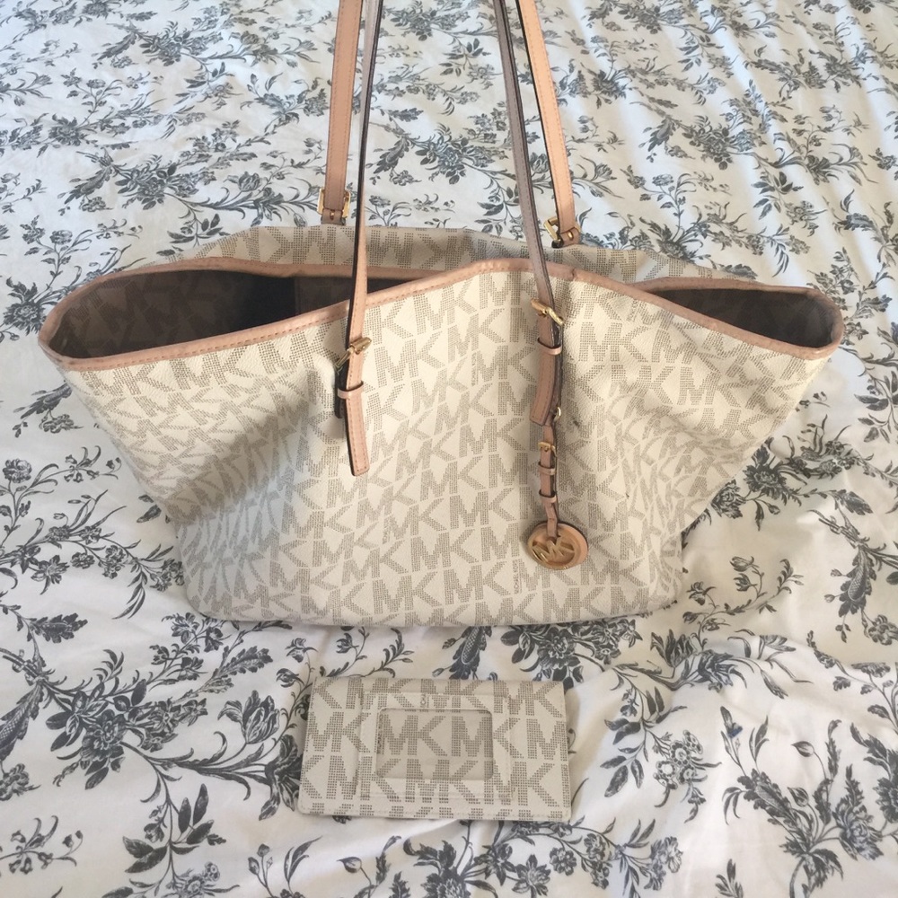 Michael Kors Purse and Checkbook Holder