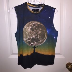 high neck cute muscle tank