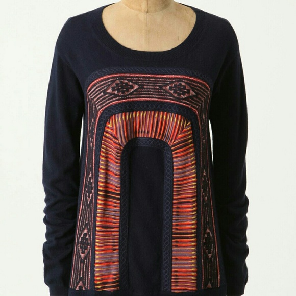 In search of moth tizoc navy pullover sweater