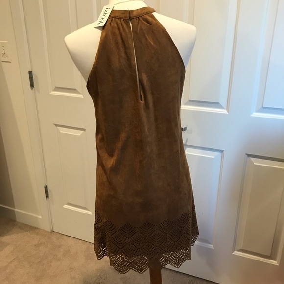 Fabrik Cheyenne Faux Suede Dress Size S - Picture 3 of 8