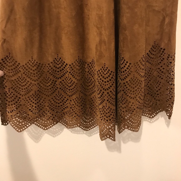 Fabrik Cheyenne Faux Suede Dress Size S - Picture 4 of 8