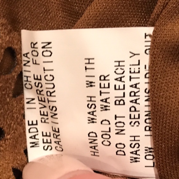 Fabrik Cheyenne Faux Suede Dress Size S - Picture 8 of 8