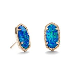 Kendra Scott Ellie Earrings RoyalBlue Kyocera Opal